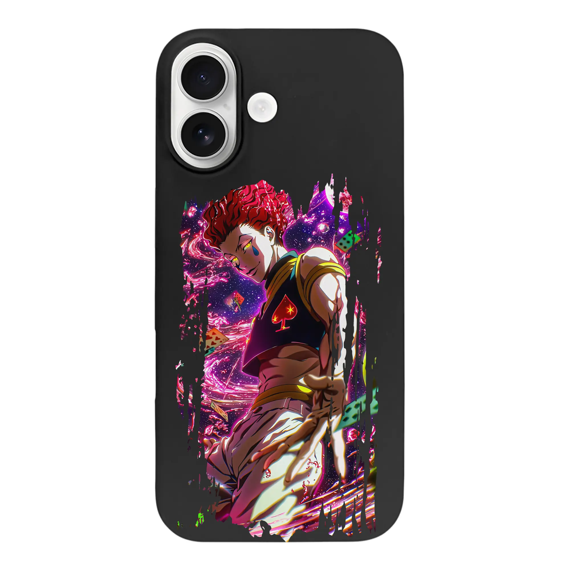 ハンター×ハンター グッズ ヒソカ＝モロウ - iPhone 17 シリーズ シリコンケース 薄型 耐衝撃 指紋防止 ソフトタッチカバー 精密フィット 傷防止 保護ケース iPhone 17/17 Air/17 Pro/17 Pro Max 対応